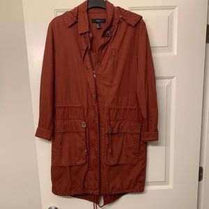 F21 women utility/trench jacket